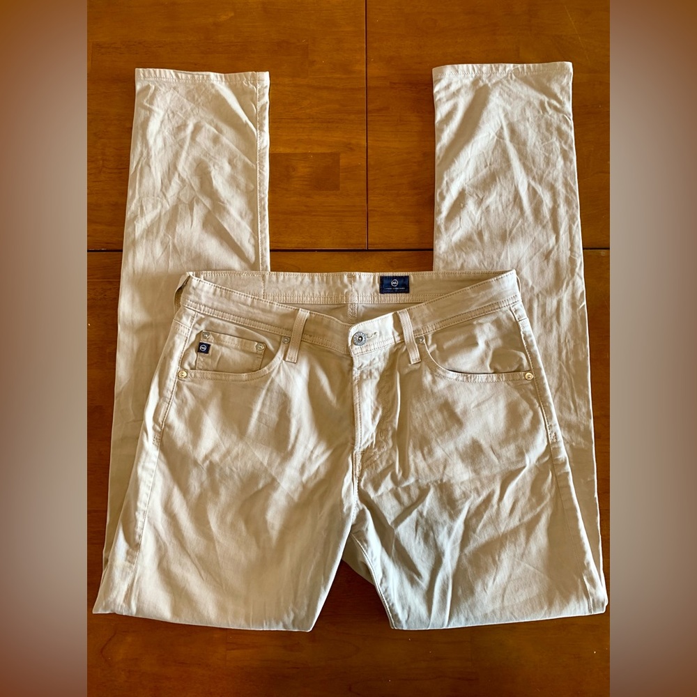 Adriano Goldschmied (AG) Graduate Suede Cotton pant in Desert Stone - 32x34